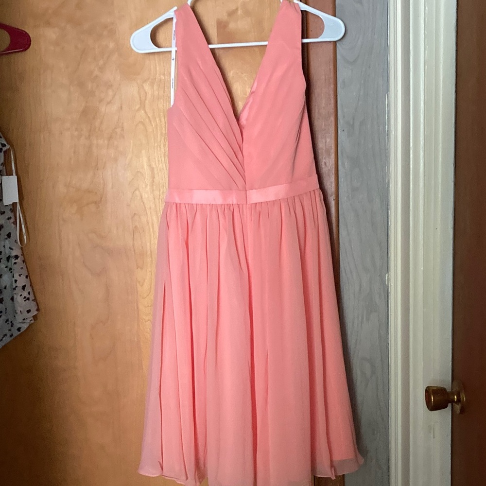Chic Backless Pink Dress